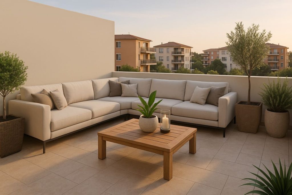 Balcone Moderno Accogliente